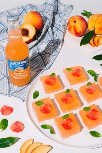 Peaches & Cream Jelly Shots Photo