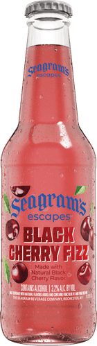 A bottle of Black Cherry Fizz