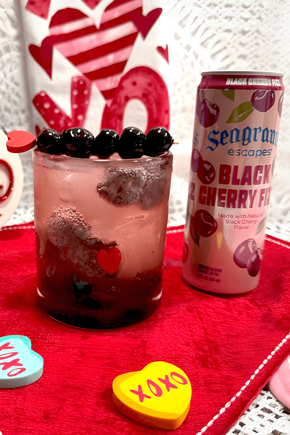 A photo of Sparkling Galentine's Spritzer recipe