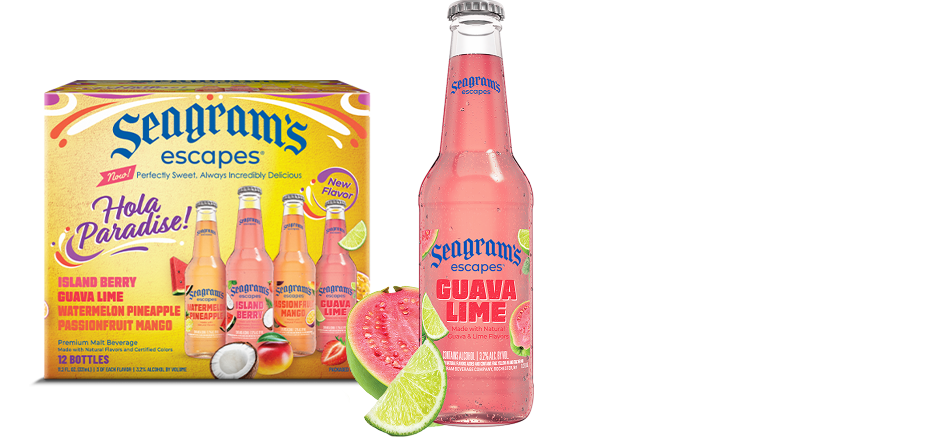 Hola Paradise Variety Pack | Seagram's Escapes