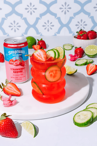 Strawberry Cucumber Gin & Tonic Photo